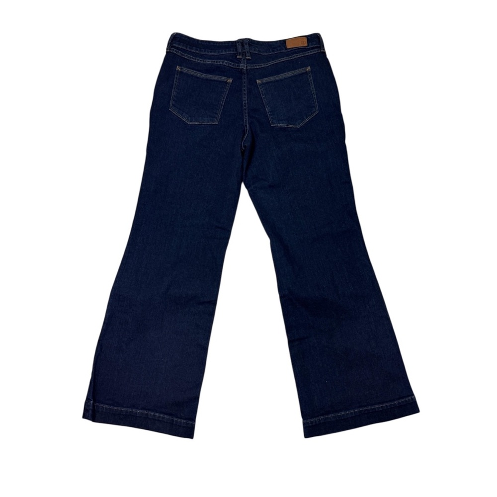 Lands' End Dark Blue Women's Flared Jeans